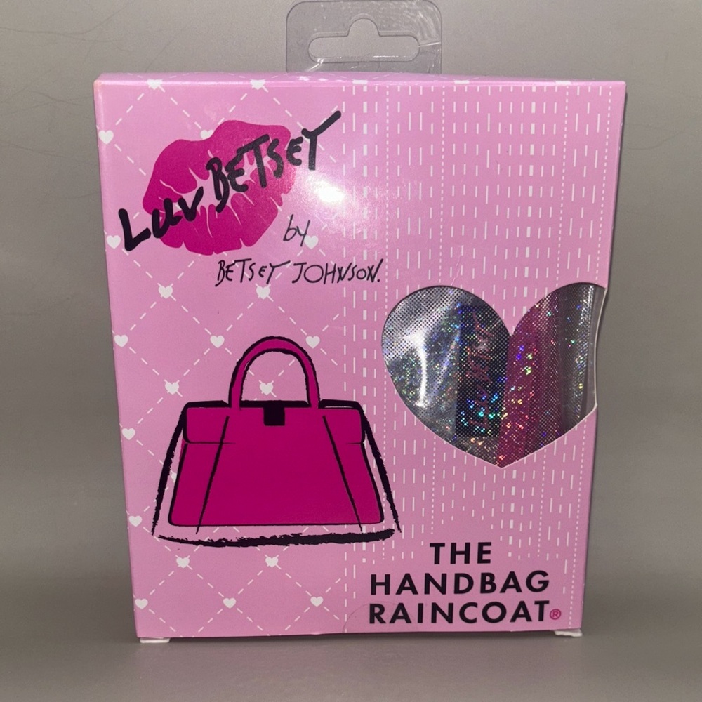 Betsey Johnson Handbag Raincoat